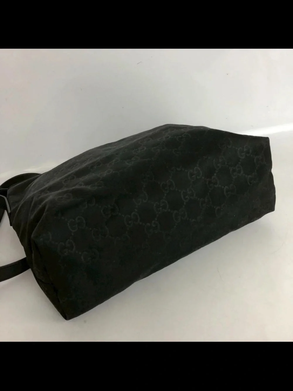 Gucci Black Monogram Shoulder Bag